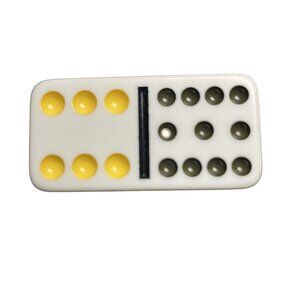 Double Twelve Dominoes Replacement Tile 6 11 Color Dot mq